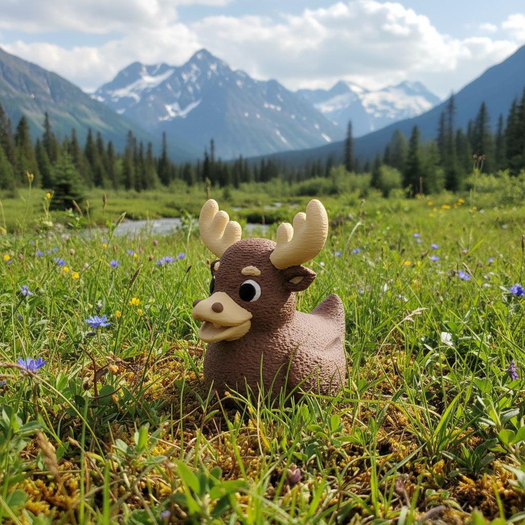 Alaskan Wildlife Series - Moose Duck-duckduckjeep-offroad-wrangler-gladiator-3d-jeep duck-custom duck-Jeep-The Quacktory-Fun Jeep Ducks-Ducks4Jeep