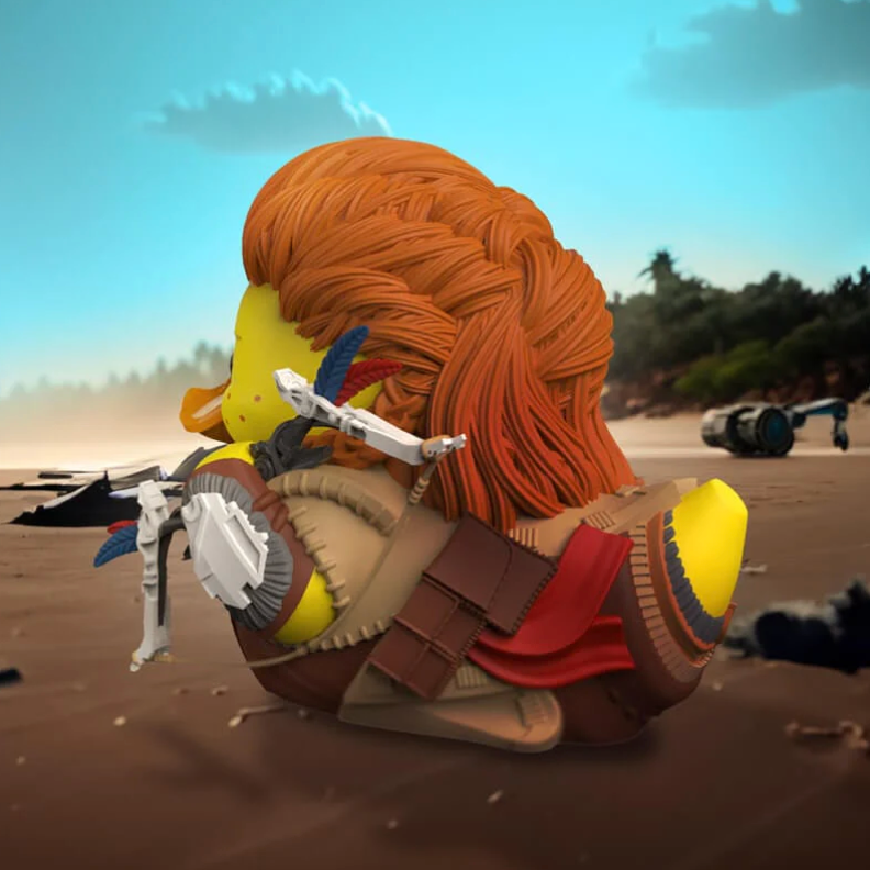 Aloy- Horizon Zero Dawn Collectible TUBBZ Duck-duckduckjeep-offroad-wrangler-gladiator-3d-jeep duck-custom duck-Jeep-The Quacktory-Fun Jeep Ducks-Ducks4Jeep