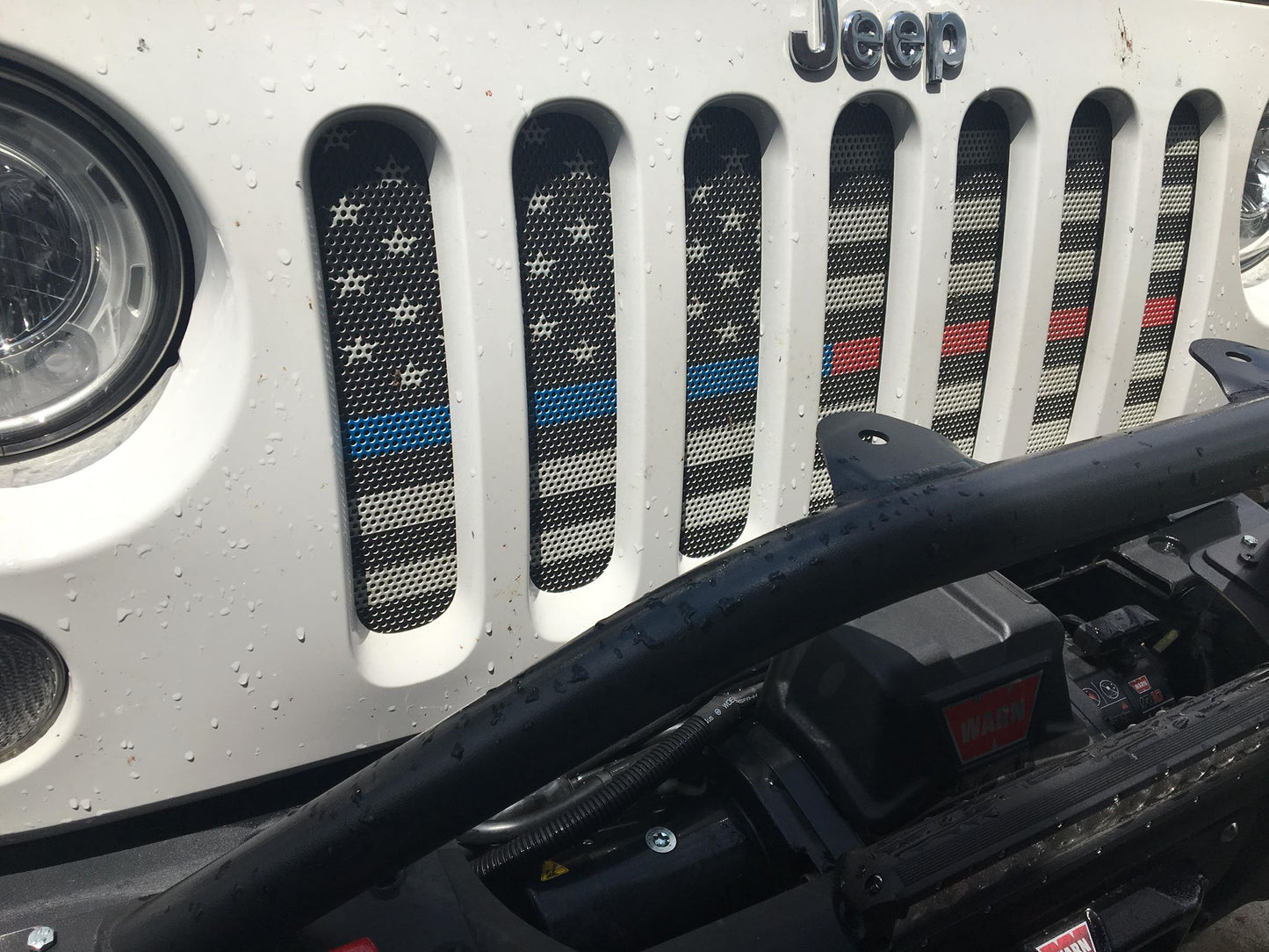 American Tactical Back the Blue Grille Insert