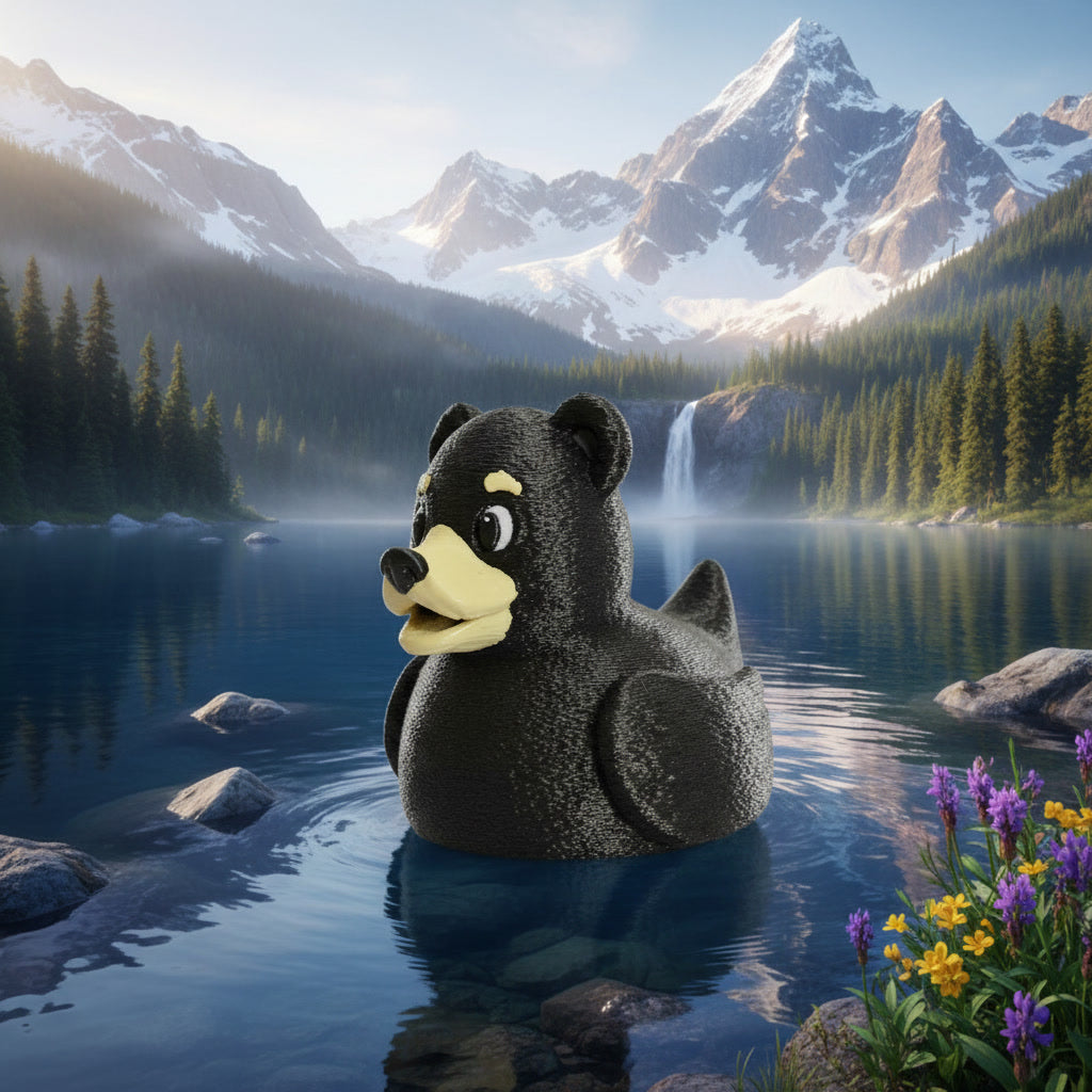 Alaskan Wildlife Series - Black Bear Duck