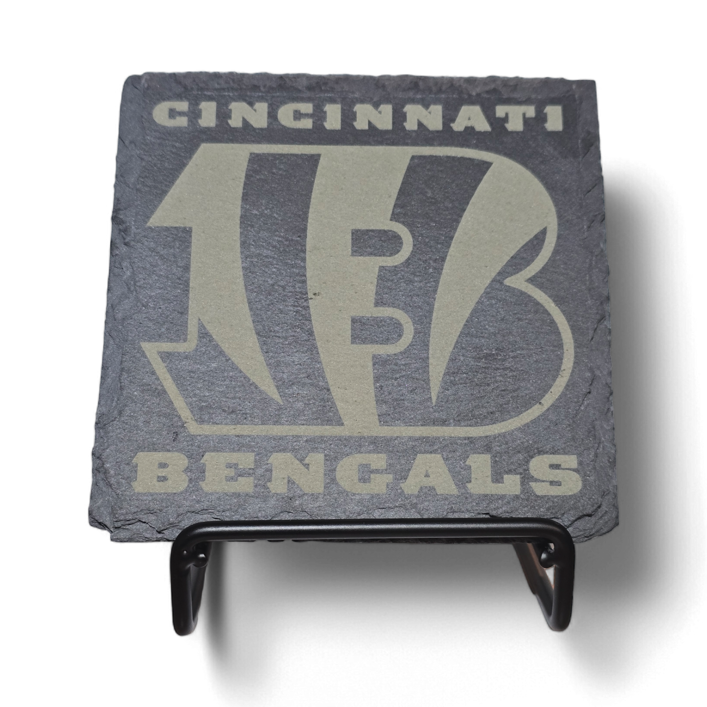 Cincinnati Bengals Coaster Set of 5 Slate or 4 Wood & Metal-duckduckjeep-offroad-wrangler-gladiator-3d-jeep duck-custom duck-Jeep-The Quacktory-Fun Jeep Ducks-Ducks4Jeep