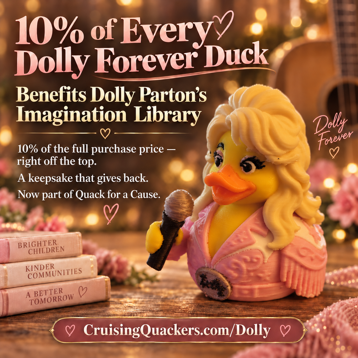 Dolly Forever Duck-duckduckjeep-offroad-wrangler-gladiator-3d-jeep duck-custom duck-Jeep-The Quacktory-Fun Jeep Ducks-Ducks4Jeep