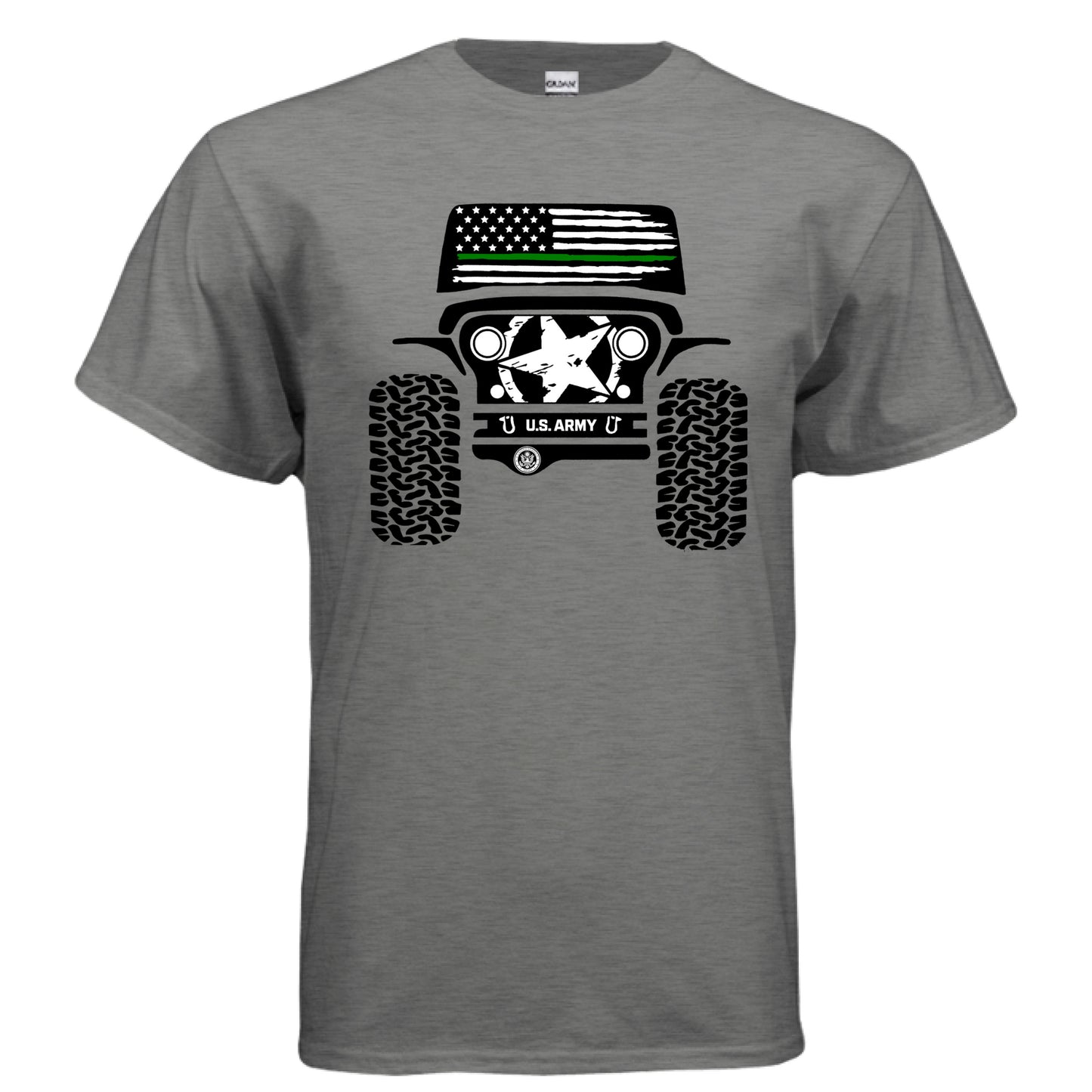 Jeep Military Shirt - Army-duckduckjeep-offroad-wrangler-gladiator-3d-jeep duck-custom duck-Jeep-The Quacktory-Fun Jeep Ducks-Ducks4Jeep