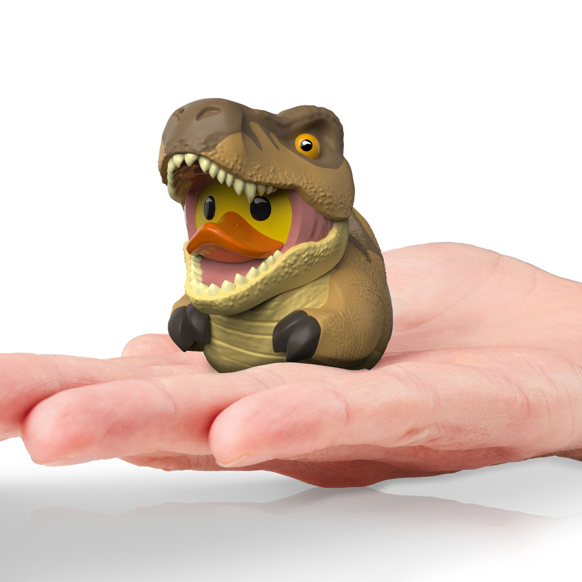 Jurassic Park: T-Rex TUBBZ (Mini Edition)-duckduckjeep-offroad-wrangler-gladiator-3d-jeep duck-custom duck-Jeep-The Quacktory-Fun Jeep Ducks-Ducks4Jeep