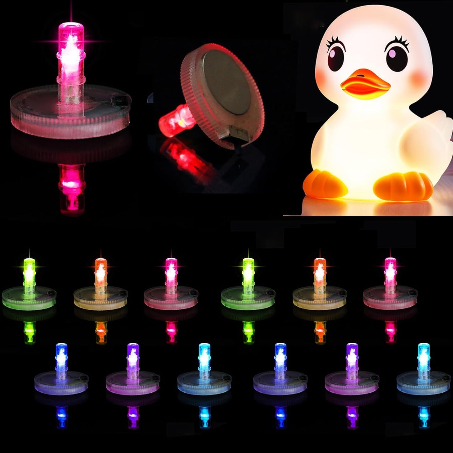 Light up Duck Plug - For Rubber Ducks-duckduckjeep-offroad-wrangler-gladiator-3d-jeep duck-custom duck-Jeep-The Quacktory-Fun Jeep Ducks-Ducks4Jeep