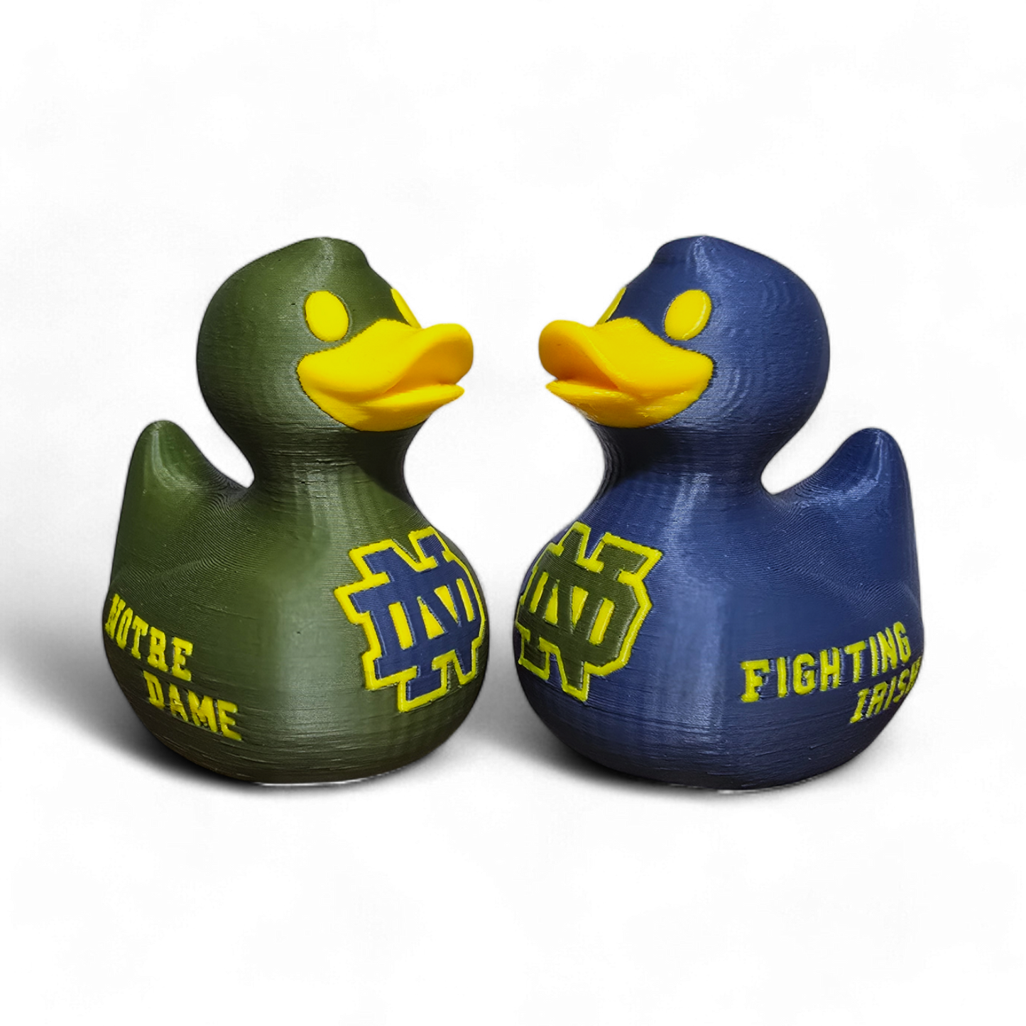 Notre Dame Fighting Irish Duck-duckduckjeep-offroad-wrangler-gladiator-3d-jeep duck-custom duck-Jeep-The Quacktory-Fun Jeep Ducks-Ducks4Jeep