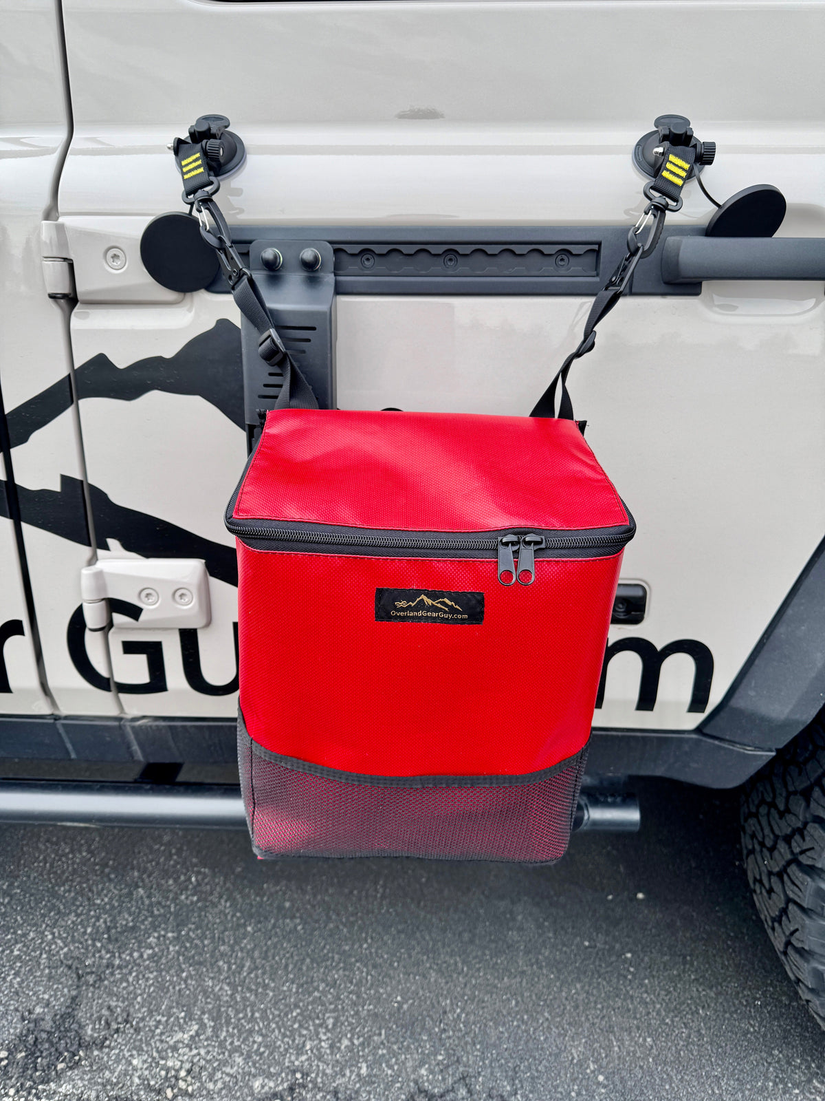 Outside Trash Bag L Track - Suction Cup Mount-duckduckjeep-offroad-wrangler-gladiator-3d-jeep duck-custom duck-Jeep-The Quacktory-Fun Jeep Ducks-Ducks4Jeep