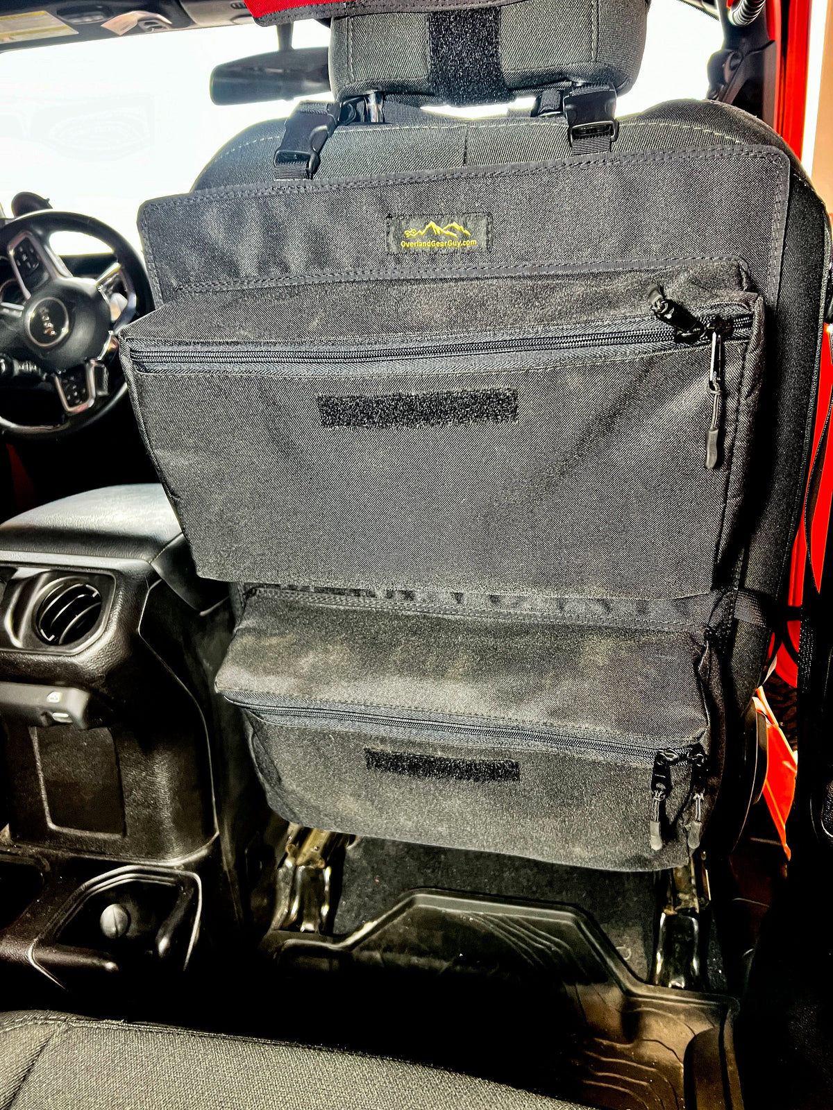 Overlander 2 Seat Organizer-duckduckjeep-offroad-wrangler-gladiator-3d-jeep duck-custom duck-Jeep-The Quacktory-Fun Jeep Ducks-Ducks4Jeep
