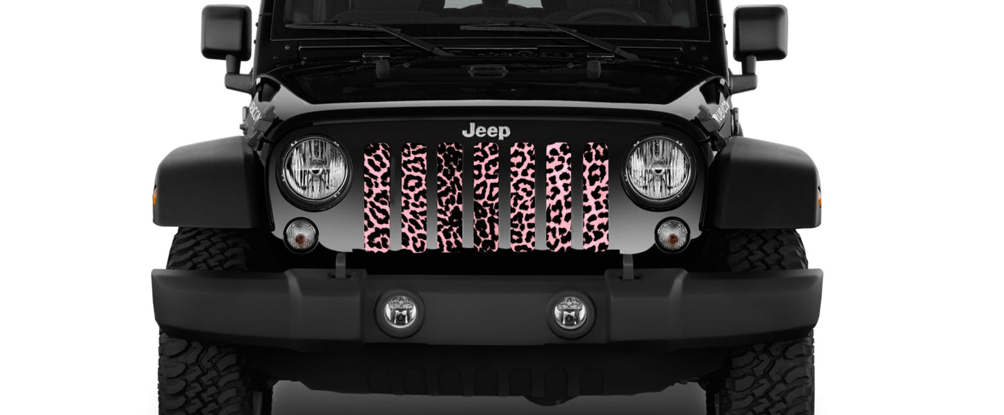 Pink Cheetah Print Grille Insert