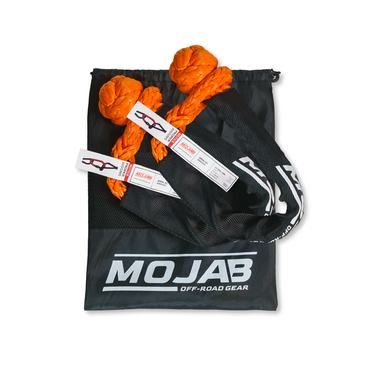 Soft Shackle 1/2'' x 24” with sleeve and bag (Set of 2 Shackles) (Lifetime Warranty)-duckduckjeep-offroad-wrangler-gladiator-3d-jeep duck-custom duck-Jeep-The Quacktory-Fun Jeep Ducks-Ducks4Jeep