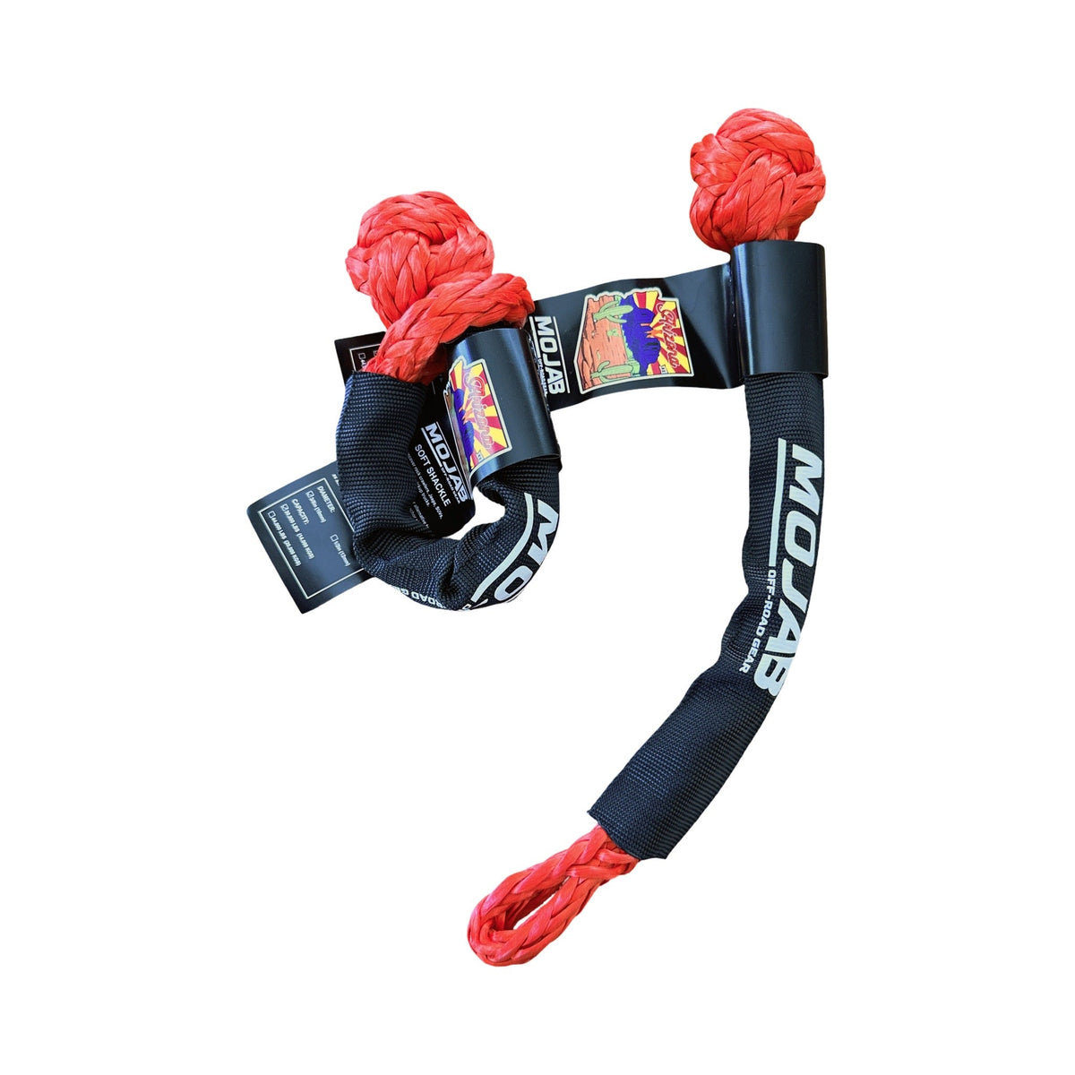 Soft Shackle 3/8’’ x 14’’ with sleeve (Set of 2 Shackles) (Lifetime Warranty)-duckduckjeep-offroad-wrangler-gladiator-3d-jeep duck-custom duck-Jeep-The Quacktory-Fun Jeep Ducks-Ducks4Jeep