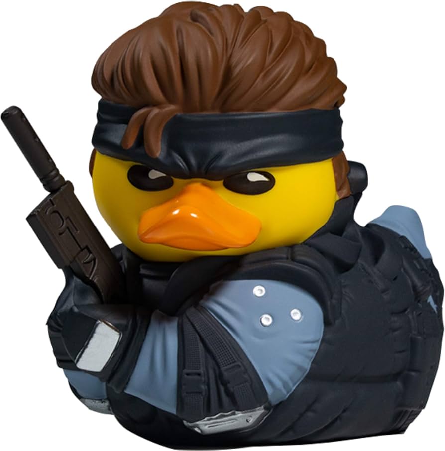 Solid Snake TUBBZ Collectible Duck (Collector's Edition)-duckduckjeep-offroad-wrangler-gladiator-3d-jeep duck-custom duck-Jeep-The Quacktory-Fun Jeep Ducks-Ducks4Jeep
