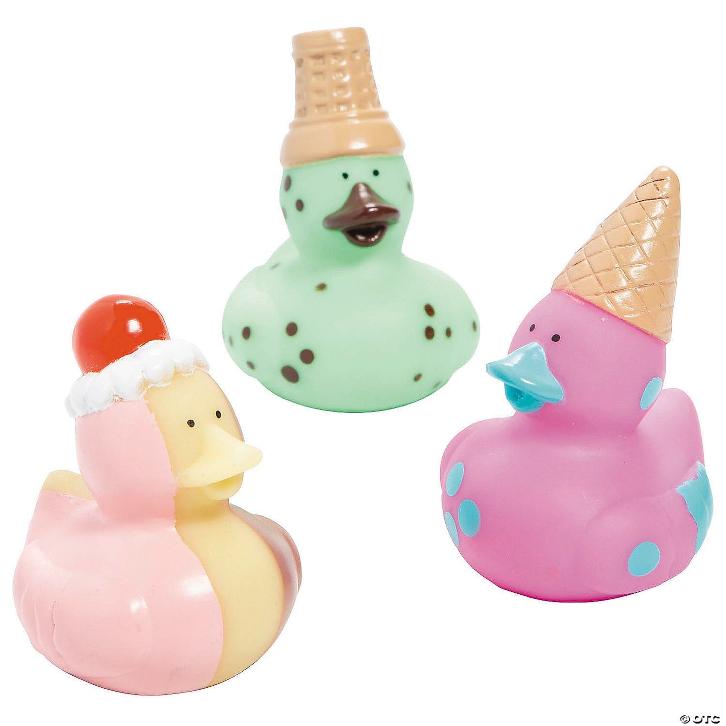 Ice Cream Rubber Ducks - by the dozen