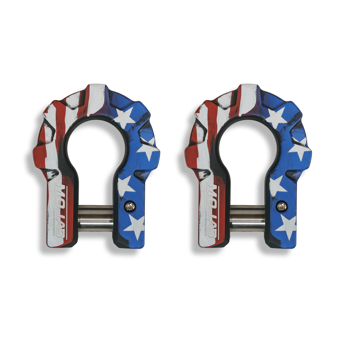 3/4'' Extreme duty Aluminum D-Shackle set (9T)-Ceramic coated (LIFETIME WARRANTY*)