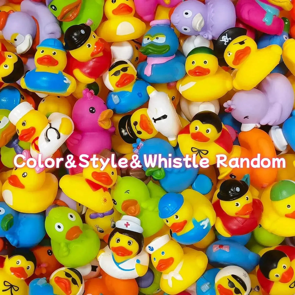 30-Pack Rubber Ducks Bulk Set – Assorted Duckies for Bath & Jeep Ducking-duckduckjeep-offroad-wrangler-gladiator-3d-jeep duck-custom duck-Jeep-The Quacktory-Fun Jeep Ducks-Ducks4Jeep