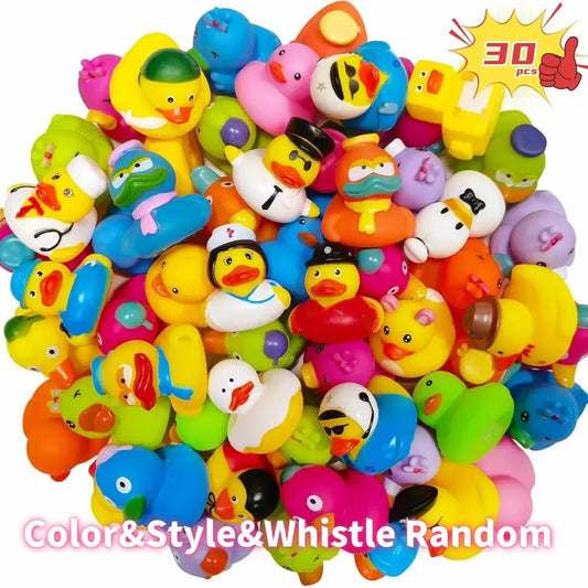 30-Pack Rubber Ducks Bulk Set – Assorted Duckies for Bath & Jeep Ducking-duckduckjeep-offroad-wrangler-gladiator-3d-jeep duck-custom duck-Jeep-The Quacktory-Fun Jeep Ducks-Ducks4Jeep