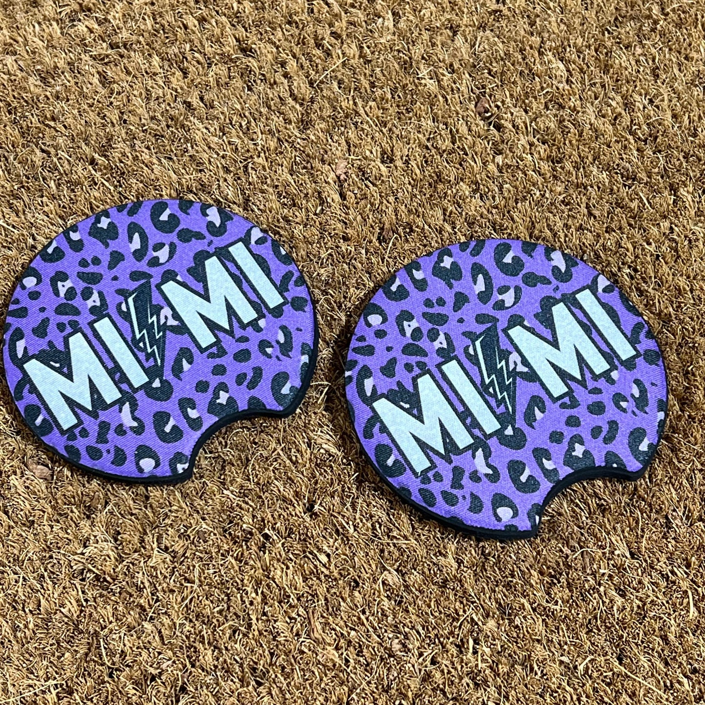MiMi Lightning Bolt Rocker Car Coasters