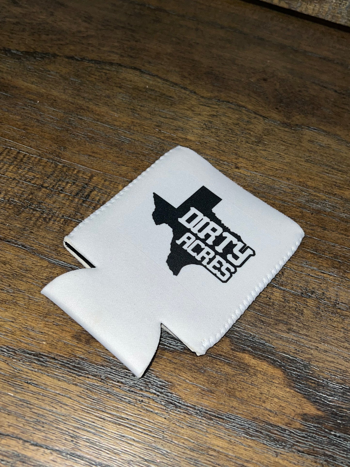 Dirty Acres Logo Neoprene Can Cooler