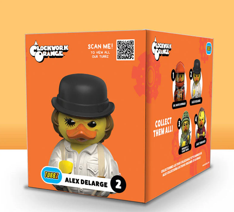 A Clockwork Orange: Alex DeLarge TUBBZ duck (Boxed Edition)-duckduckjeep-offroad-wrangler-gladiator-3d-jeep duck-custom duck-Jeep-The Quacktory-Fun Jeep Ducks-Ducks4Jeep