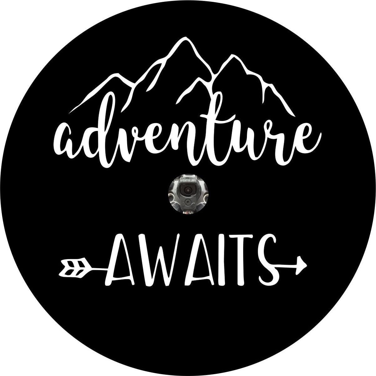 Adventure Awaits Mountain and Arrow-duckduckjeep-offroad-wrangler-gladiator-3d-jeep duck-custom duck-Jeep-The Quacktory-Fun Jeep Ducks-Ducks4Jeep