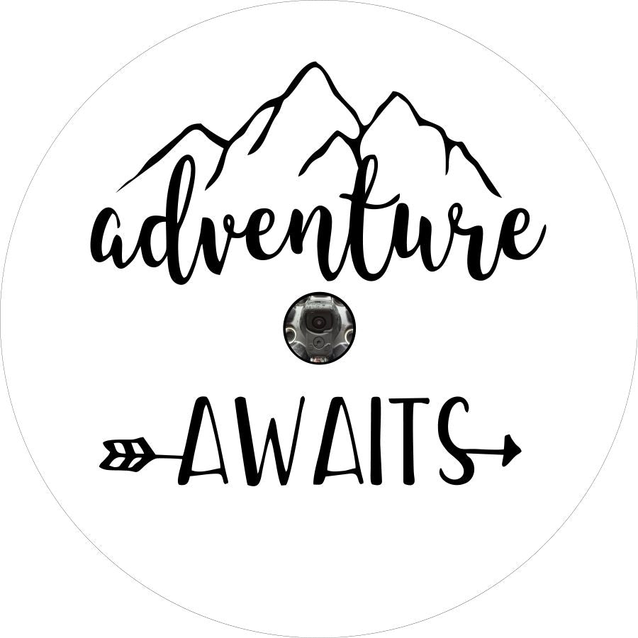 Adventure Awaits Mountain and Arrow-duckduckjeep-offroad-wrangler-gladiator-3d-jeep duck-custom duck-Jeep-The Quacktory-Fun Jeep Ducks-Ducks4Jeep