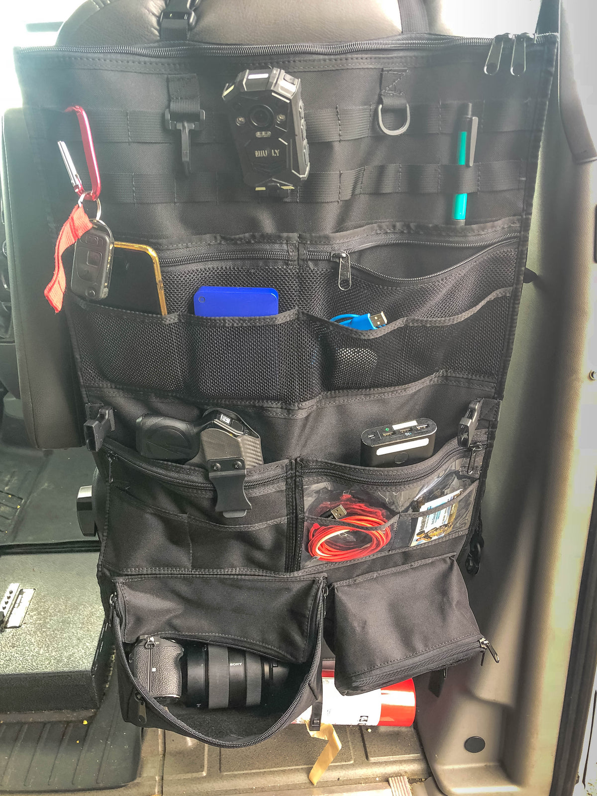 Adventure Ready 1 Seat Organizer-duckduckjeep-offroad-wrangler-gladiator-3d-jeep duck-custom duck-Jeep-The Quacktory-Fun Jeep Ducks-Ducks4Jeep