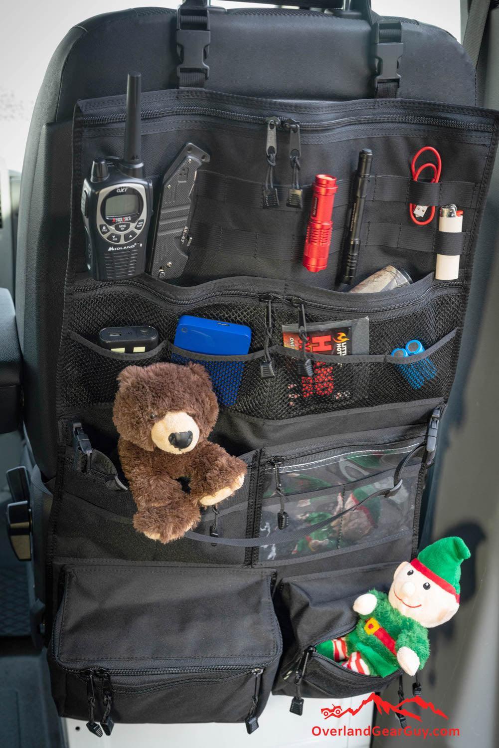 Adventure Ready 1 Seat Organizer-duckduckjeep-offroad-wrangler-gladiator-3d-jeep duck-custom duck-Jeep-The Quacktory-Fun Jeep Ducks-Ducks4Jeep