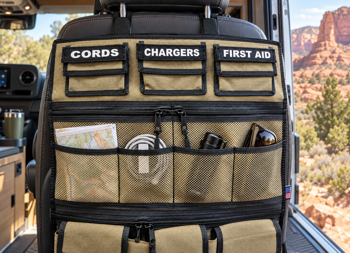 Adventure Ready 3 Seat Organizer-duckduckjeep-offroad-wrangler-gladiator-3d-jeep duck-custom duck-Jeep-The Quacktory-Fun Jeep Ducks-Ducks4Jeep