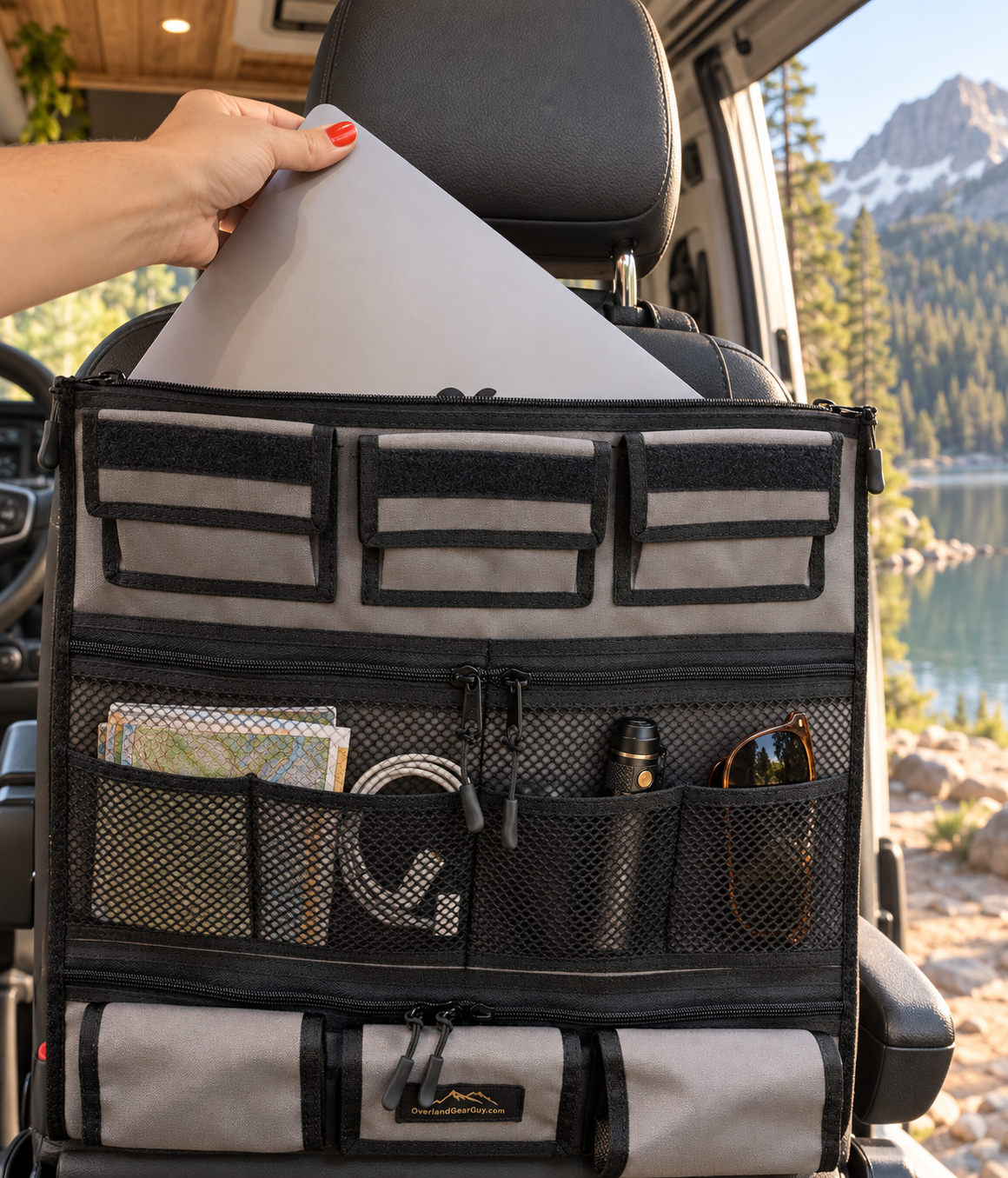 Adventure Ready 3 Seat Organizer-duckduckjeep-offroad-wrangler-gladiator-3d-jeep duck-custom duck-Jeep-The Quacktory-Fun Jeep Ducks-Ducks4Jeep