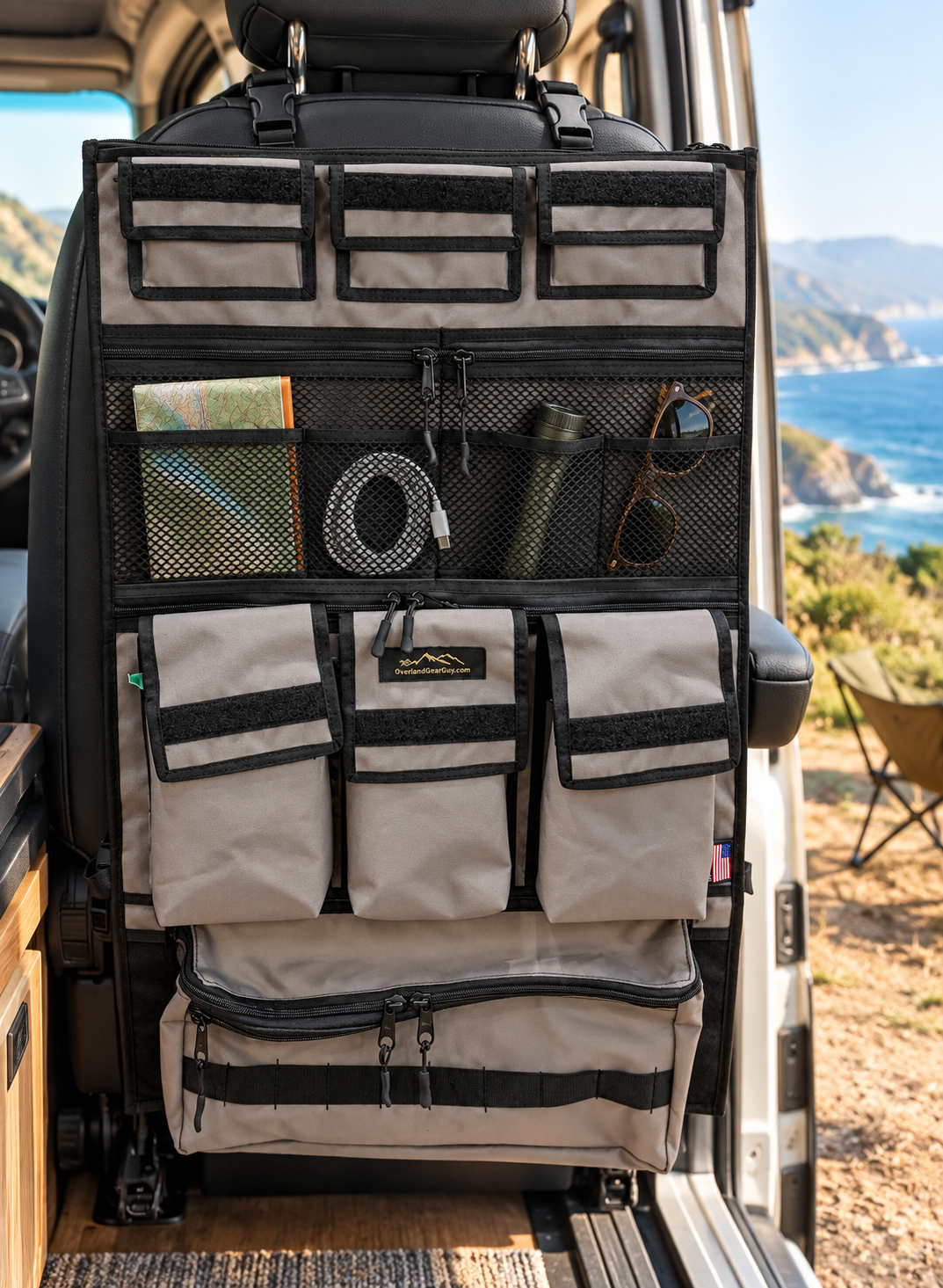 Adventure Ready 3 Seat Organizer-duckduckjeep-offroad-wrangler-gladiator-3d-jeep duck-custom duck-Jeep-The Quacktory-Fun Jeep Ducks-Ducks4Jeep