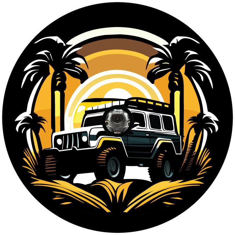Adventuring 4x4 Off Road Jeep Spare Tire Cover-duckduckjeep-offroad-wrangler-gladiator-3d-jeep duck-custom duck-Jeep-The Quacktory-Fun Jeep Ducks-Ducks4Jeep