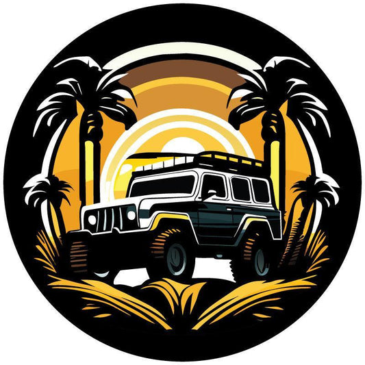 Adventuring 4x4 Off Road Jeep Spare Tire Cover-duckduckjeep-offroad-wrangler-gladiator-3d-jeep duck-custom duck-Jeep-The Quacktory-Fun Jeep Ducks-Ducks4Jeep