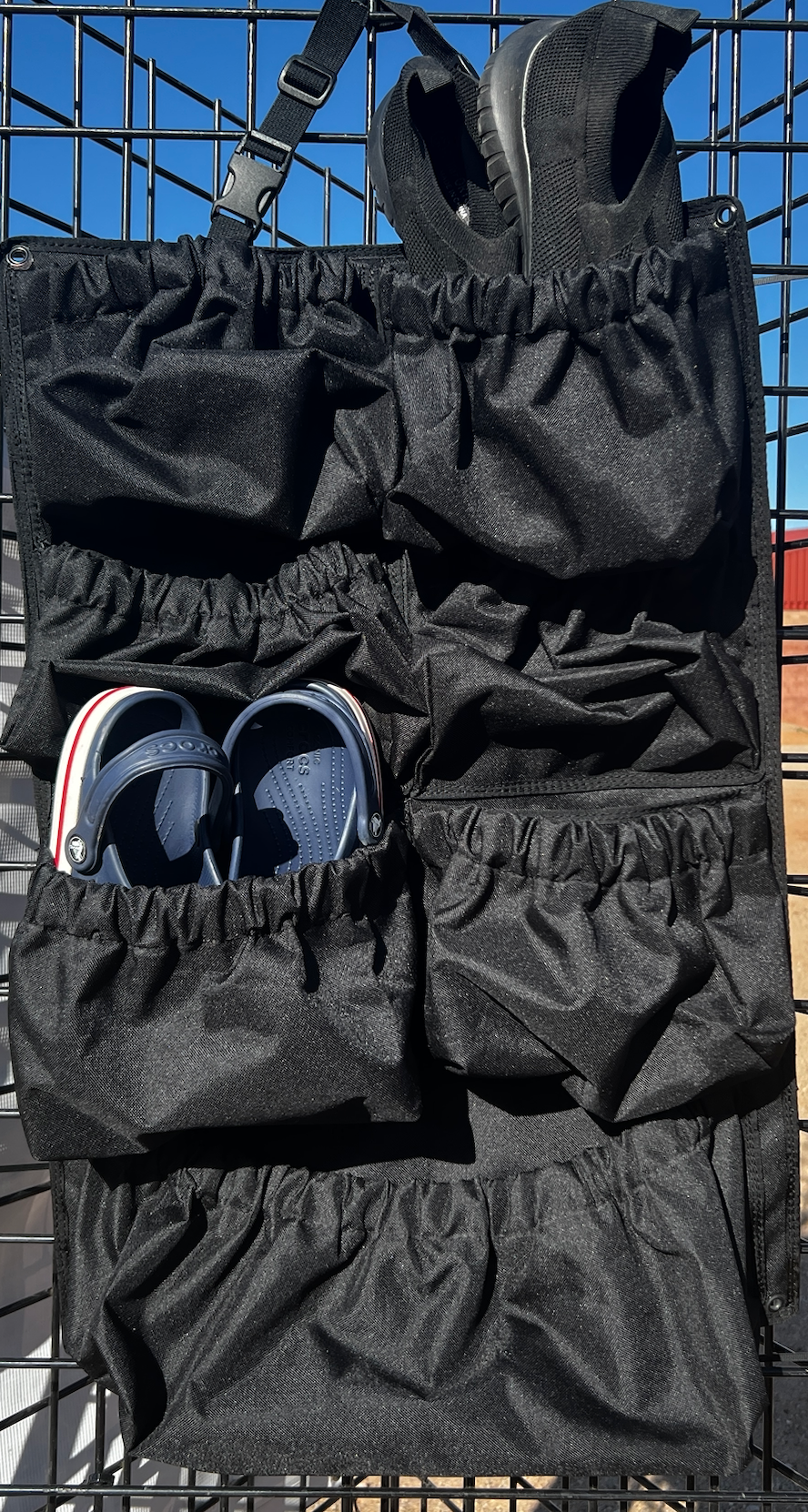 Agile Shoe Organizer - Rear Door Organizer-duckduckjeep-offroad-wrangler-gladiator-3d-jeep duck-custom duck-Jeep-The Quacktory-Fun Jeep Ducks-Ducks4Jeep