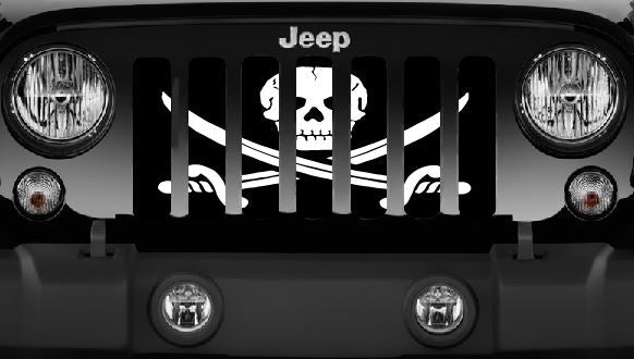 Ahoy Matey Pirate Flag Grille Insert