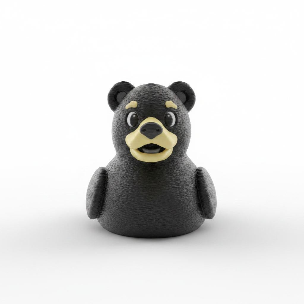 Alaskan Wildlife Series - Black Bear Duck-duckduckjeep-offroad-wrangler-gladiator-3d-jeep duck-custom duck-Jeep-The Quacktory-Fun Jeep Ducks-Ducks4Jeep