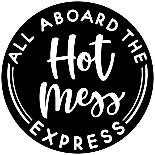All Aboard The Hot Mess Express Spare Tire Cover for Jeep, Bronco, RV, Camper, Van-duckduckjeep-offroad-wrangler-gladiator-3d-jeep duck-custom duck-Jeep-The Quacktory-Fun Jeep Ducks-Ducks4Jeep