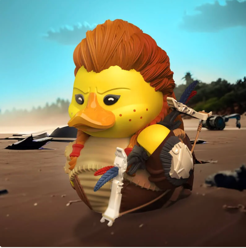 Aloy- Horizon Zero Dawn Collectible TUBBZ Duck-duckduckjeep-offroad-wrangler-gladiator-3d-jeep duck-custom duck-Jeep-The Quacktory-Fun Jeep Ducks-Ducks4Jeep