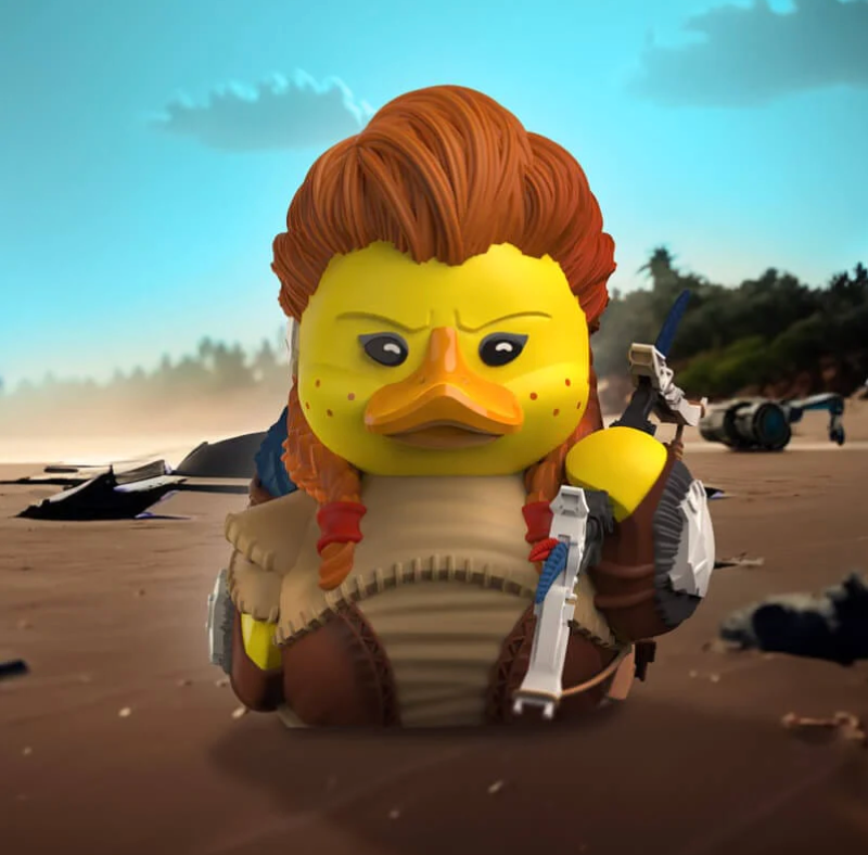 Aloy- Horizon Zero Dawn Collectible TUBBZ Duck-duckduckjeep-offroad-wrangler-gladiator-3d-jeep duck-custom duck-Jeep-The Quacktory-Fun Jeep Ducks-Ducks4Jeep