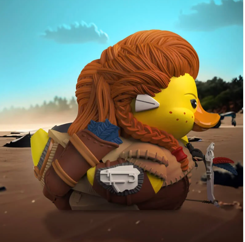 Aloy- Horizon Zero Dawn Collectible TUBBZ Duck-duckduckjeep-offroad-wrangler-gladiator-3d-jeep duck-custom duck-Jeep-The Quacktory-Fun Jeep Ducks-Ducks4Jeep