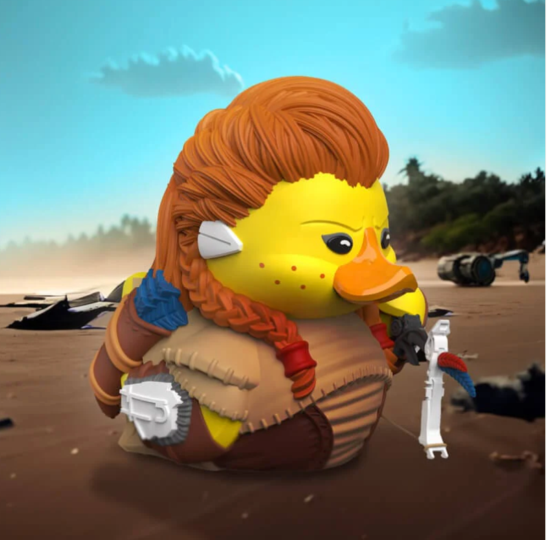 Aloy- Horizon Zero Dawn Collectible TUBBZ Duck-duckduckjeep-offroad-wrangler-gladiator-3d-jeep duck-custom duck-Jeep-The Quacktory-Fun Jeep Ducks-Ducks4Jeep