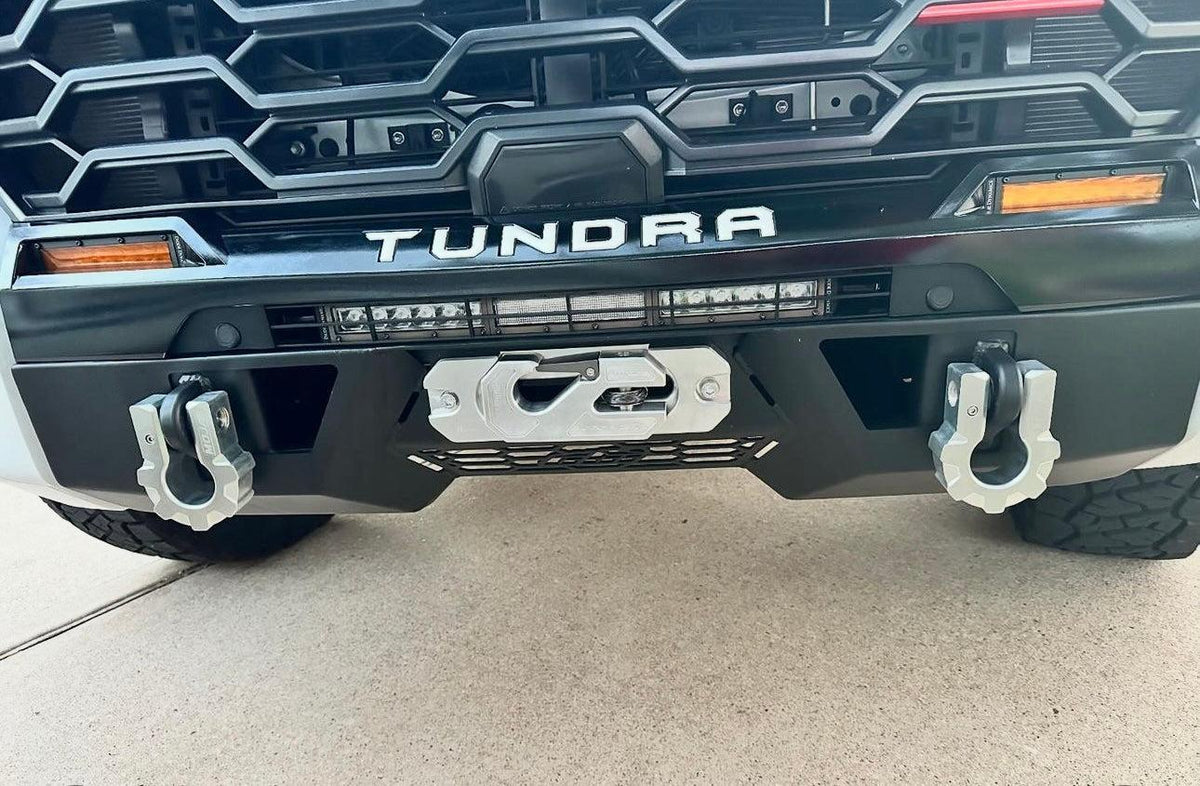 Aluminum Recessed Winch Shackle with Fairlead Kit.(LIFE TIME WARRANTY*)-duckduckjeep-offroad-wrangler-gladiator-3d-jeep duck-custom duck-Jeep-The Quacktory-Fun Jeep Ducks-Ducks4Jeep