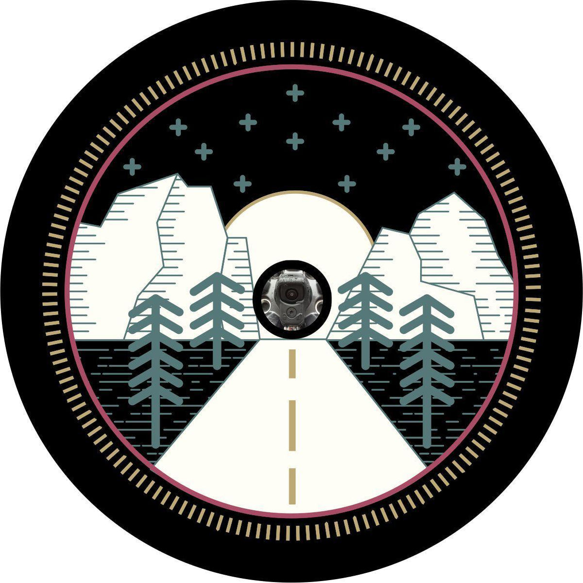 Always on the Road Unique Spare Tire Cover for Jeep, Bronco, RV, Campers, Etc.-duckduckjeep-offroad-wrangler-gladiator-3d-jeep duck-custom duck-Jeep-The Quacktory-Fun Jeep Ducks-Ducks4Jeep