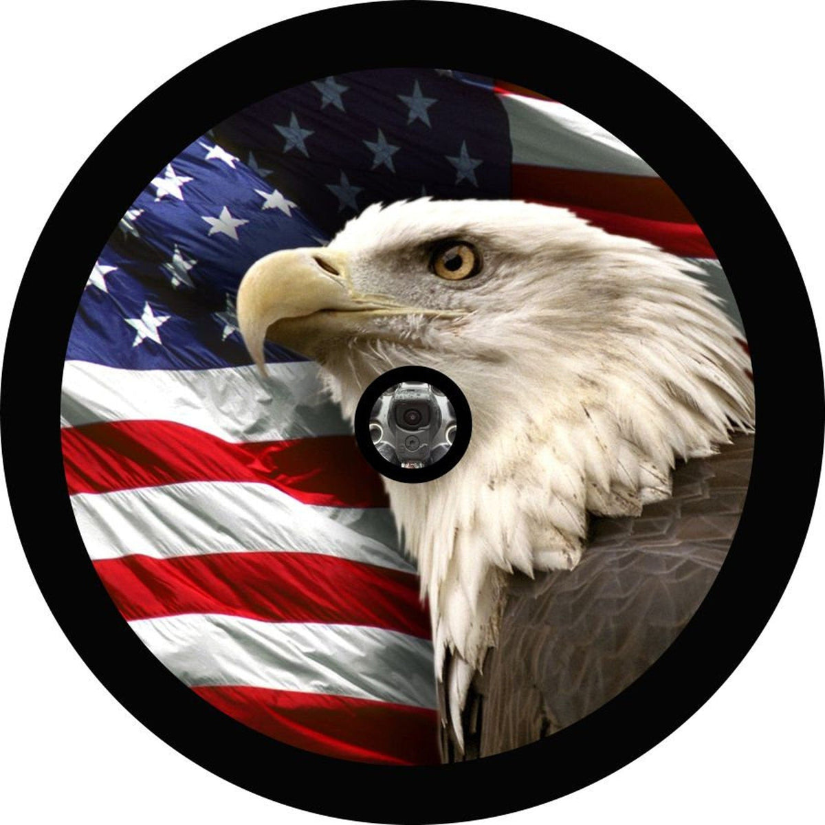 American Flag With Bald Eagle-duckduckjeep-offroad-wrangler-gladiator-3d-jeep duck-custom duck-Jeep-The Quacktory-Fun Jeep Ducks-Ducks4Jeep