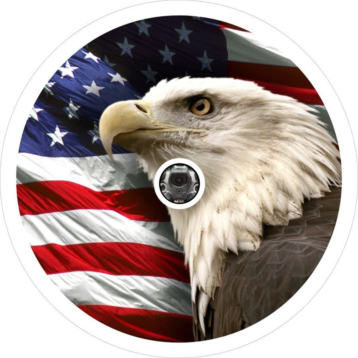 American Flag With Bald Eagle-duckduckjeep-offroad-wrangler-gladiator-3d-jeep duck-custom duck-Jeep-The Quacktory-Fun Jeep Ducks-Ducks4Jeep