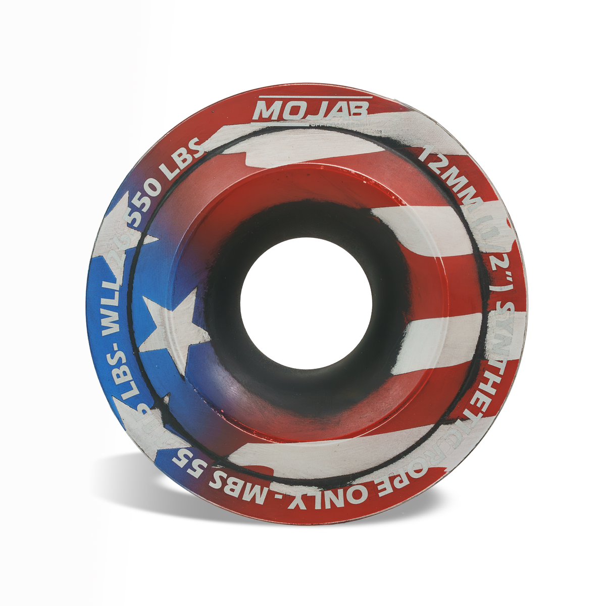 American Flag XL Snatch ring (diameter 4.7'')-duckduckjeep-offroad-wrangler-gladiator-3d-jeep duck-custom duck-Jeep-The Quacktory-Fun Jeep Ducks-Ducks4Jeep