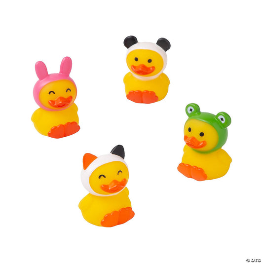 Animal Costume Rubber Ducks - by the dozen-duckduckjeep-offroad-wrangler-gladiator-3d-jeep duck-custom duck-Jeep-The Quacktory-Fun Jeep Ducks-Ducks4Jeep