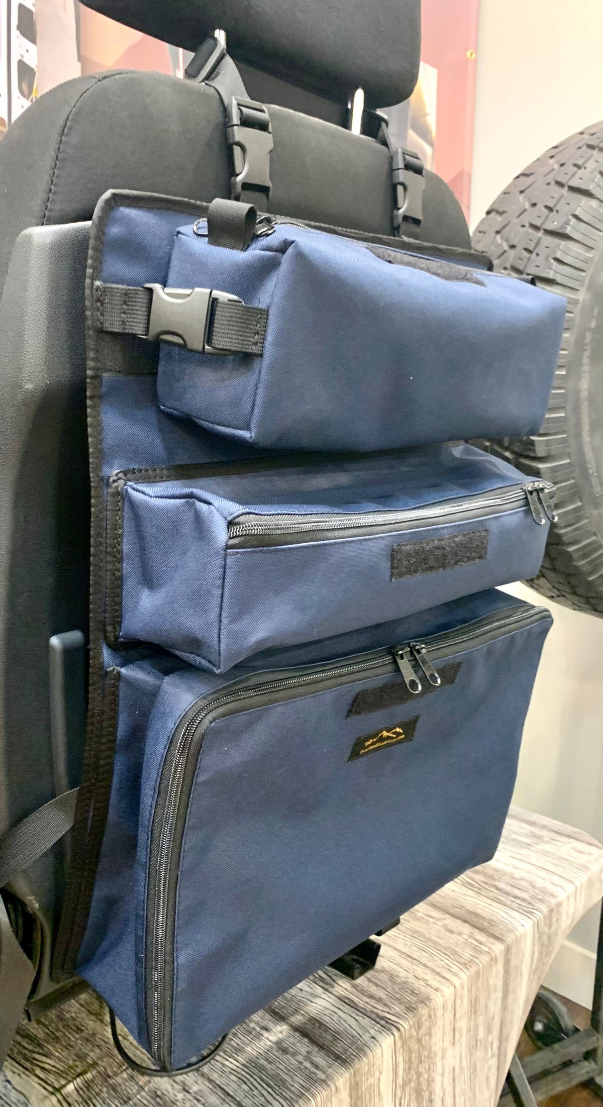 Arches Overlander 1 Seat Organizer-duckduckjeep-offroad-wrangler-gladiator-3d-jeep duck-custom duck-Jeep-The Quacktory-Fun Jeep Ducks-Ducks4Jeep