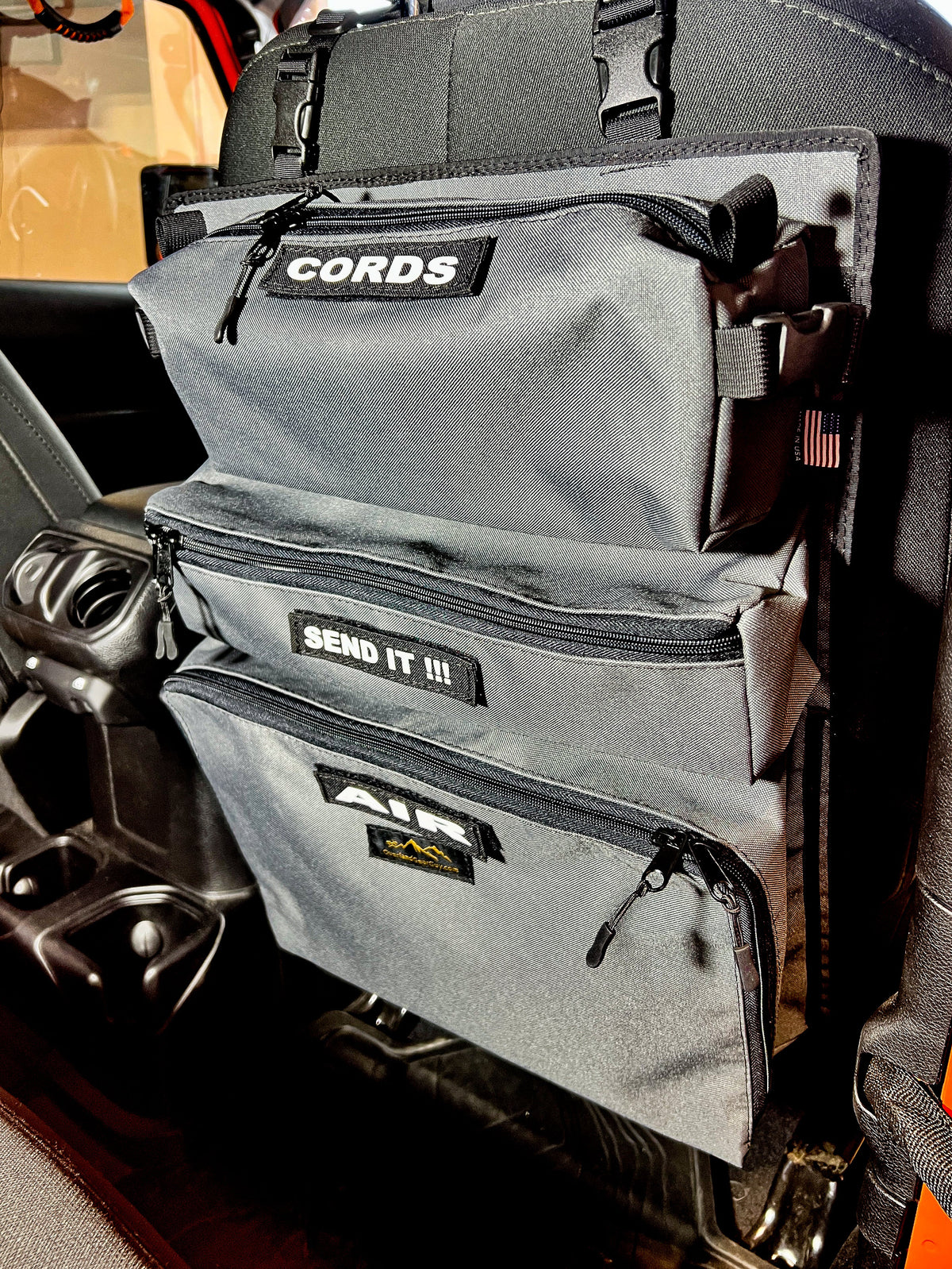 Arches Overlander 1 Seat Organizer-duckduckjeep-offroad-wrangler-gladiator-3d-jeep duck-custom duck-Jeep-The Quacktory-Fun Jeep Ducks-Ducks4Jeep