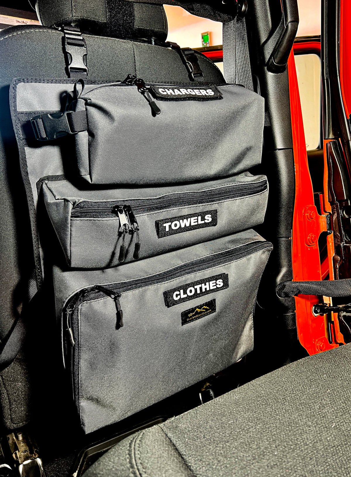 Arches Overlander 1 Seat Organizer-duckduckjeep-offroad-wrangler-gladiator-3d-jeep duck-custom duck-Jeep-The Quacktory-Fun Jeep Ducks-Ducks4Jeep