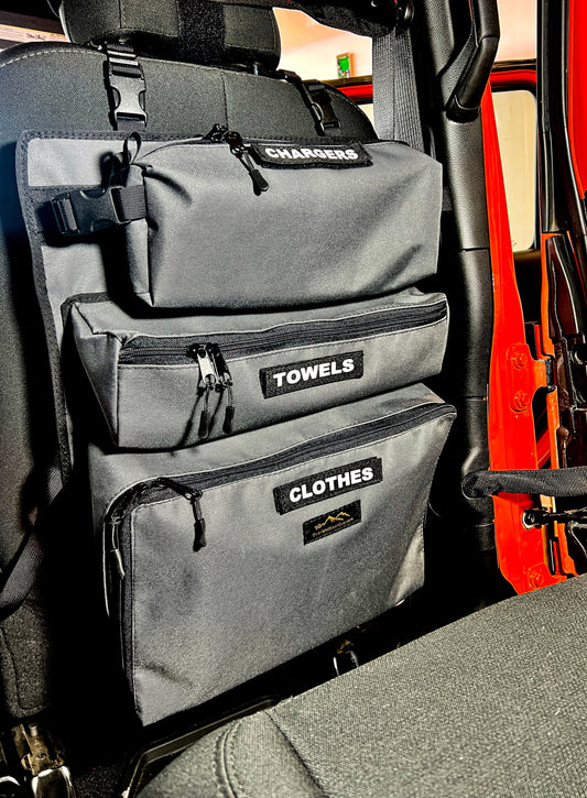 Arches Overlander 1 Seat Organizer-duckduckjeep-offroad-wrangler-gladiator-3d-jeep duck-custom duck-Jeep-The Quacktory-Fun Jeep Ducks-Ducks4Jeep